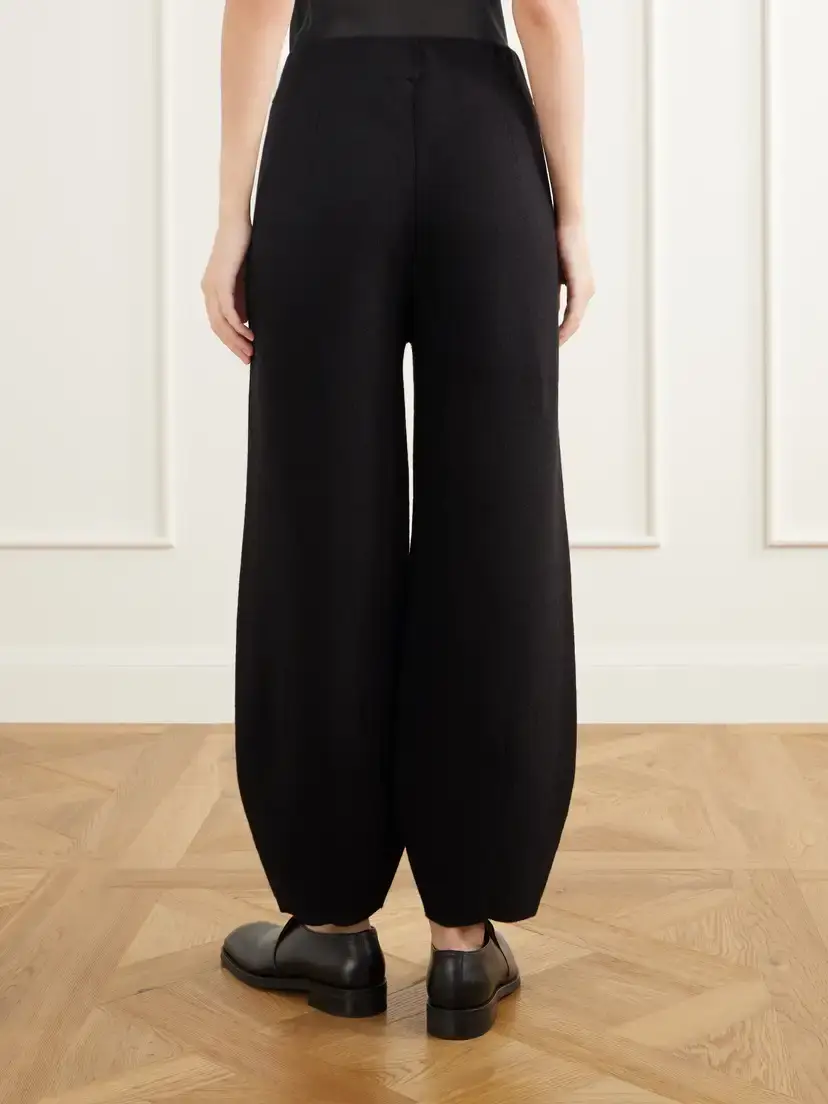 Lauren Manoogian Merino Wool, Alpaca And Pima Cotton-blend Knitted Tapered Pants | Thumbnail 4 Lauren Manoogian Merino Wool, Alpaca And Pima Cotton-blend Knitted Tapered Pants | Thumbnail 4