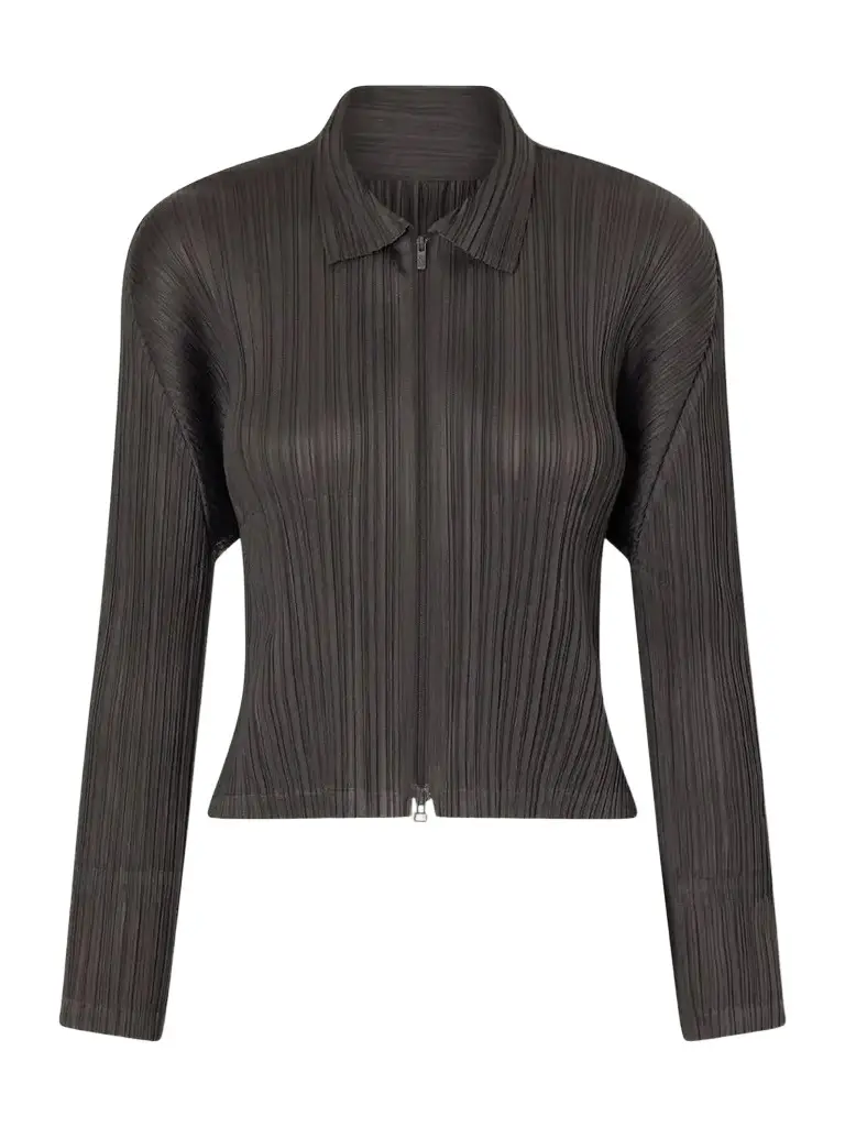 Plissé Satin Jacket Plissé Satin Jacket