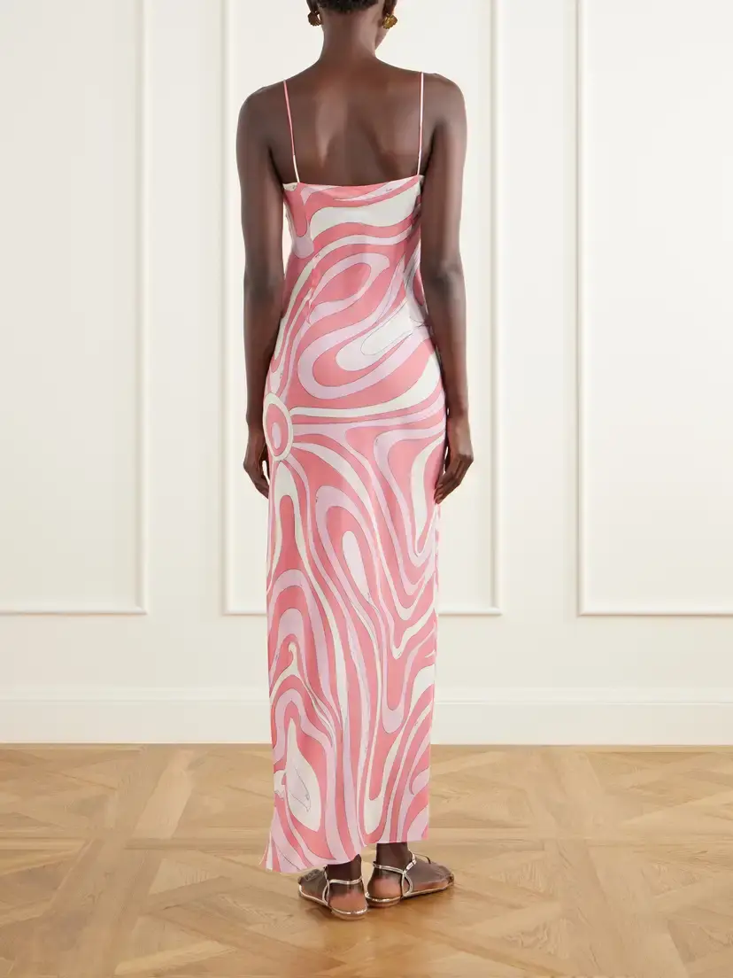 PUCCI Printed Silk-twill Maxi Dress | Thumbnail 3 PUCCI Printed Silk-twill Maxi Dress | Thumbnail 3
