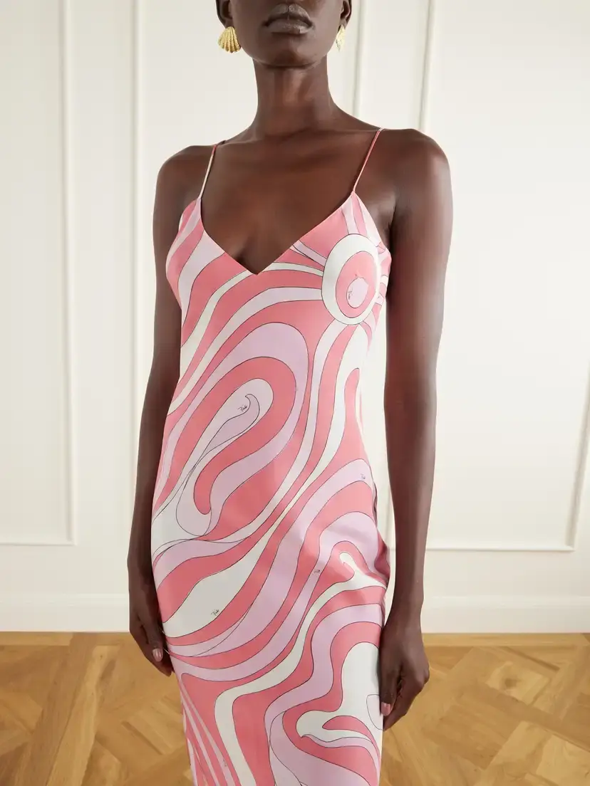 PUCCI Printed Silk-twill Maxi Dress | Thumbnail 4 PUCCI Printed Silk-twill Maxi Dress | Thumbnail 4