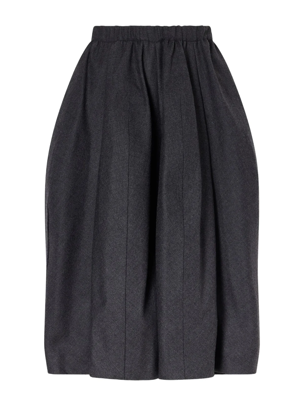 Paneled Wool-twill Midi Skirt Paneled Wool-twill Midi Skirt
