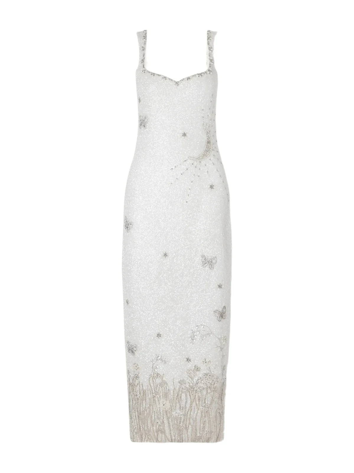 Wildflower Embellished Stretch-tulle Gown Wildflower Embellished Stretch-tulle Gown