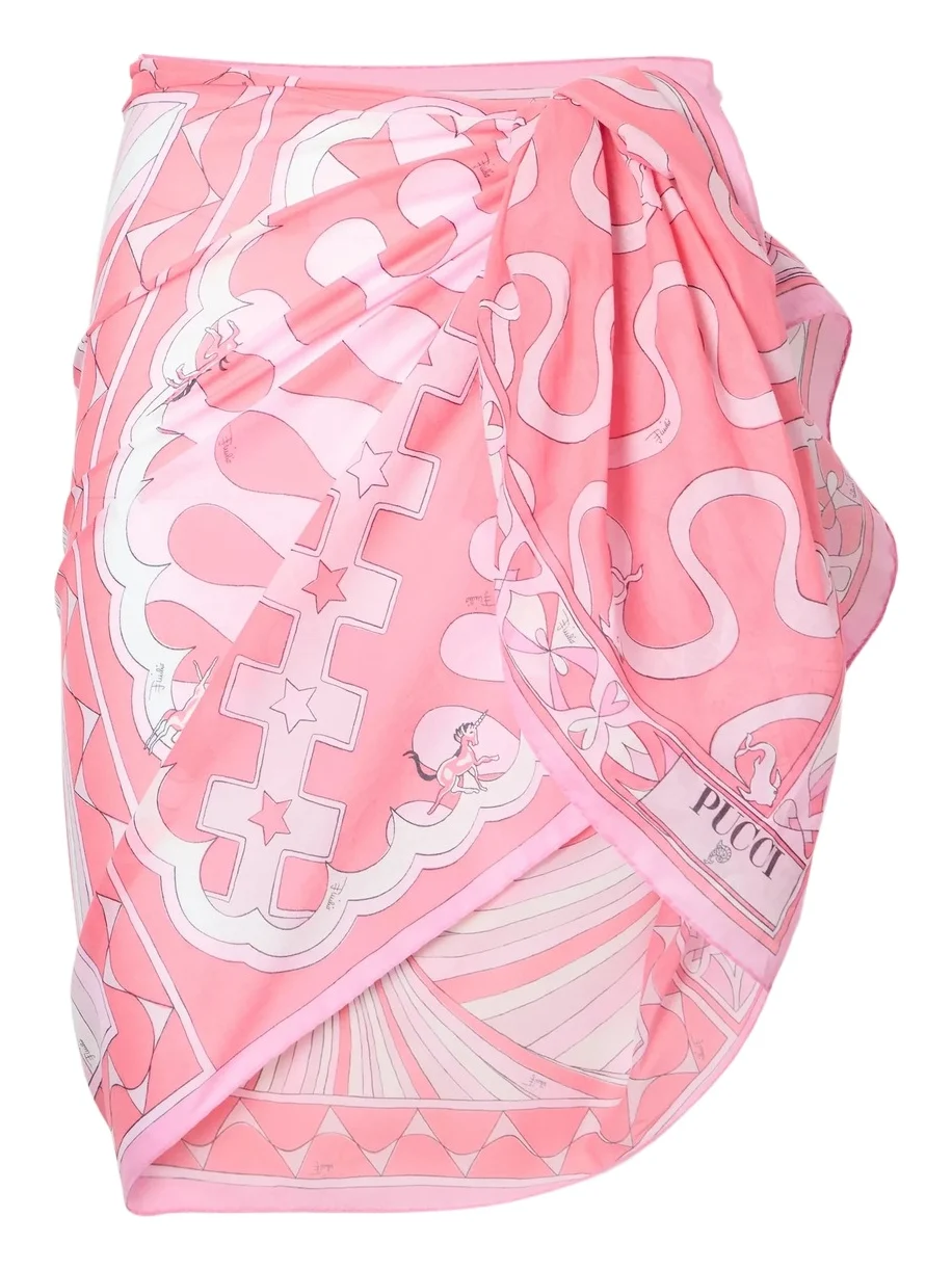 PUCCI Printed Cotton-voile Pareo