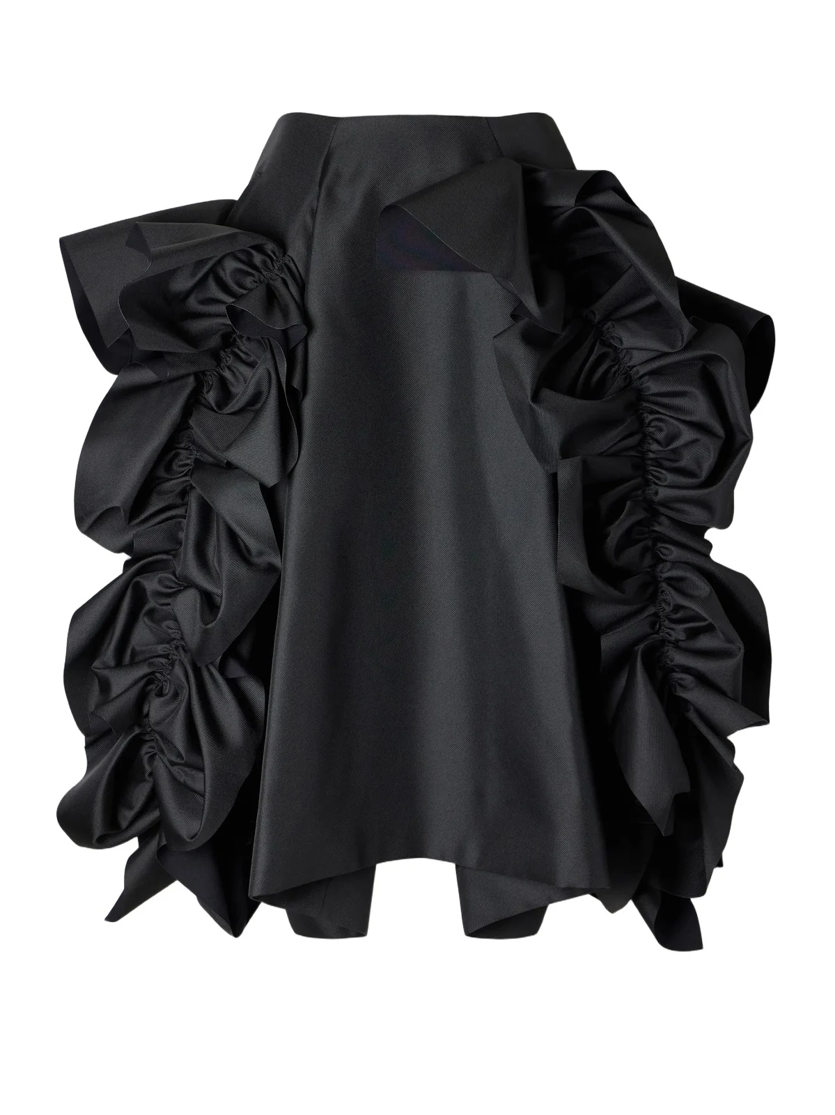 Ruffled Drill Midi Skirt Ruffled Drill Midi Skirt