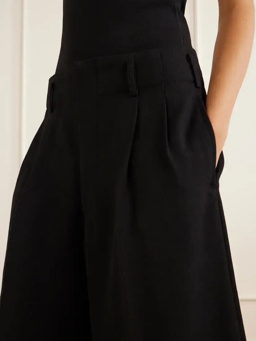 Comme des Garçons Pleated Wool-twill Wide-leg Pants | Thumbnail 5 Comme des Garçons Pleated Wool-twill Wide-leg Pants | Thumbnail 5