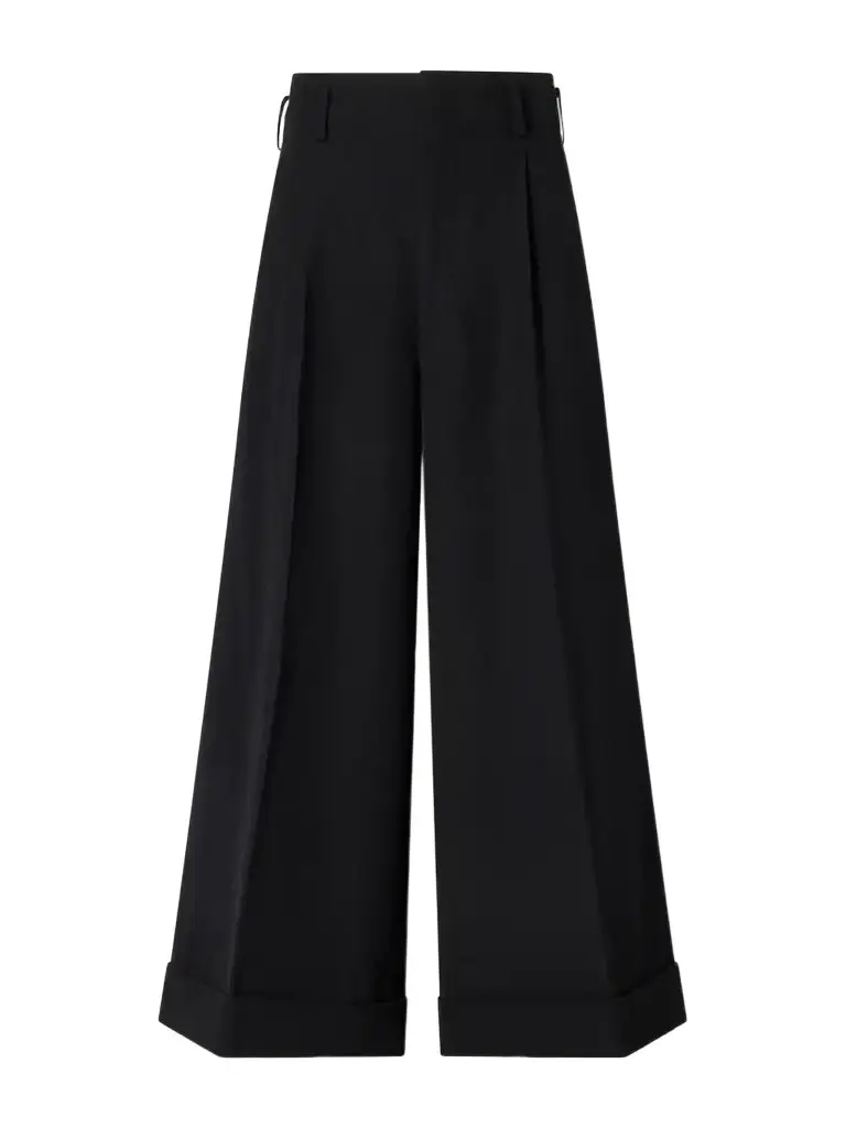 Comme des Garçons Pleated Wool-twill Wide-leg Pants