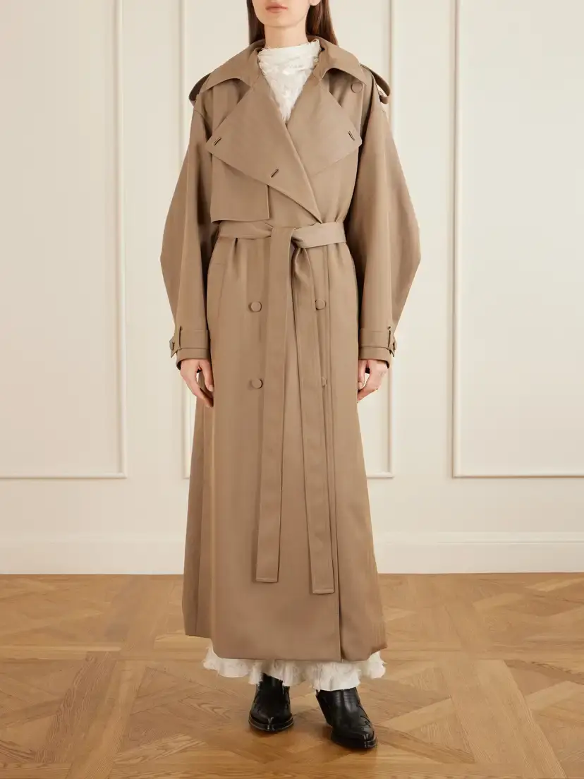 Gabriela Hearst Tellus Double-breasted Virgin Wool Trench Coat | Thumbnail 3 Gabriela Hearst Tellus Double-breasted Virgin Wool Trench Coat | Thumbnail 3