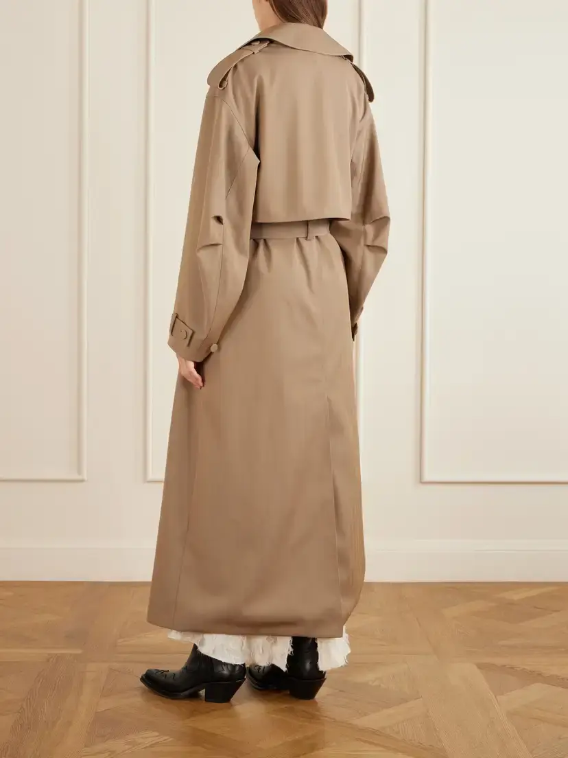 Gabriela Hearst Tellus Double-breasted Virgin Wool Trench Coat | Thumbnail 4 Gabriela Hearst Tellus Double-breasted Virgin Wool Trench Coat | Thumbnail 4