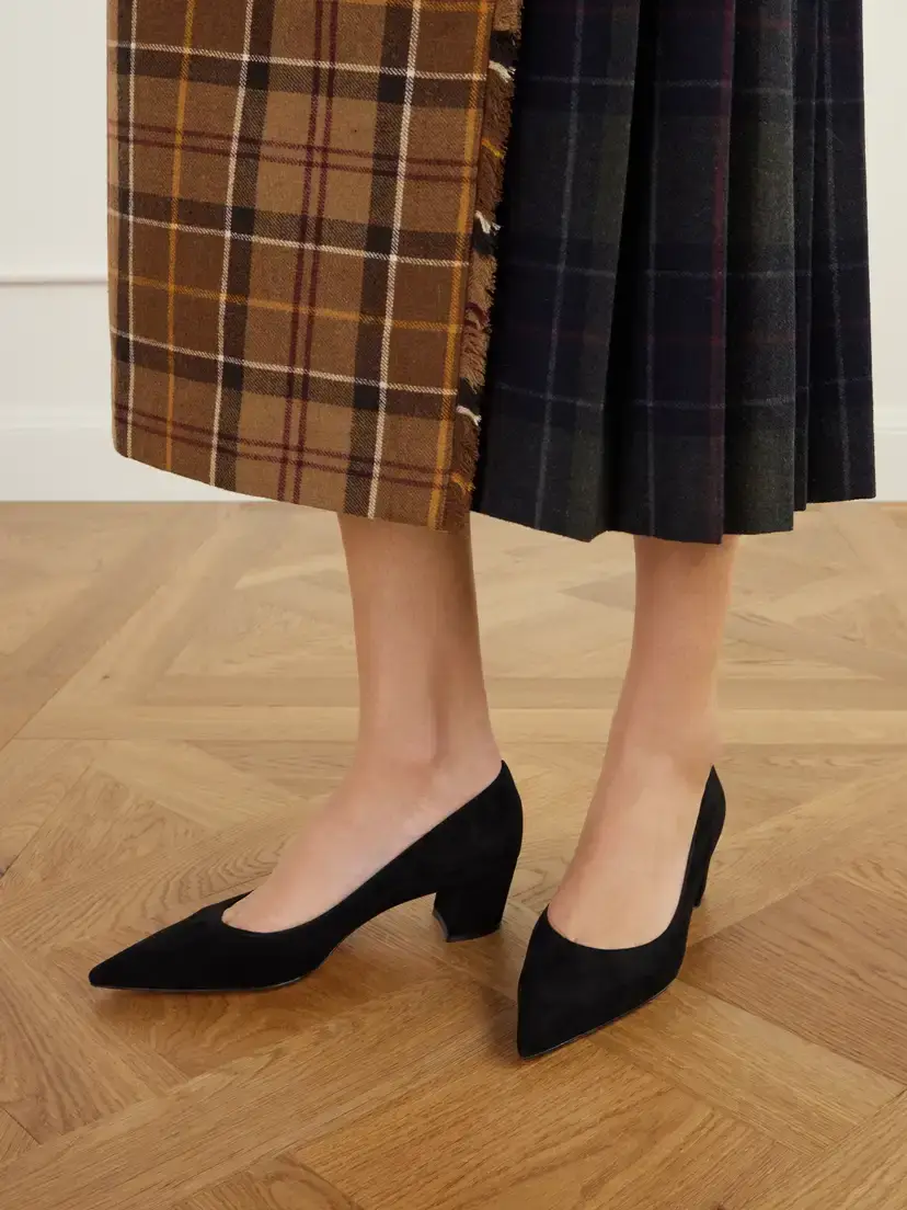 Gianvito Rossi New Piper 45 Suede Pumps | Thumbnail 2