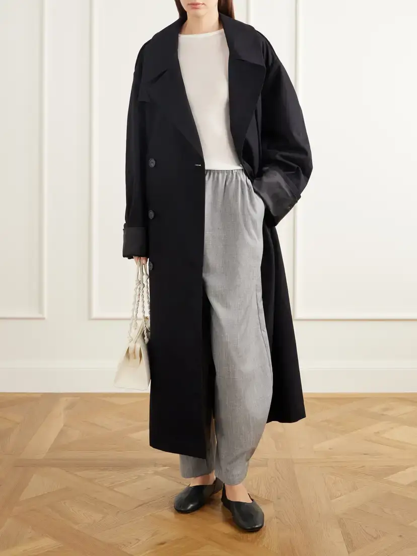 St. Agni Wool-blend Woven Barrel-leg Pants | Thumbnail 2 St. Agni Wool-blend Woven Barrel-leg Pants | Thumbnail 2