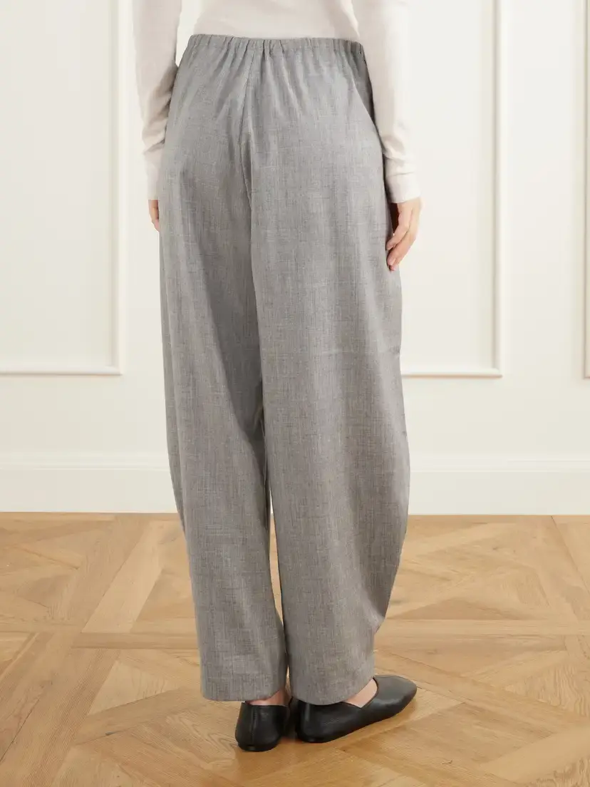 St. Agni Wool-blend Woven Barrel-leg Pants | Thumbnail 4 St. Agni Wool-blend Woven Barrel-leg Pants | Thumbnail 4