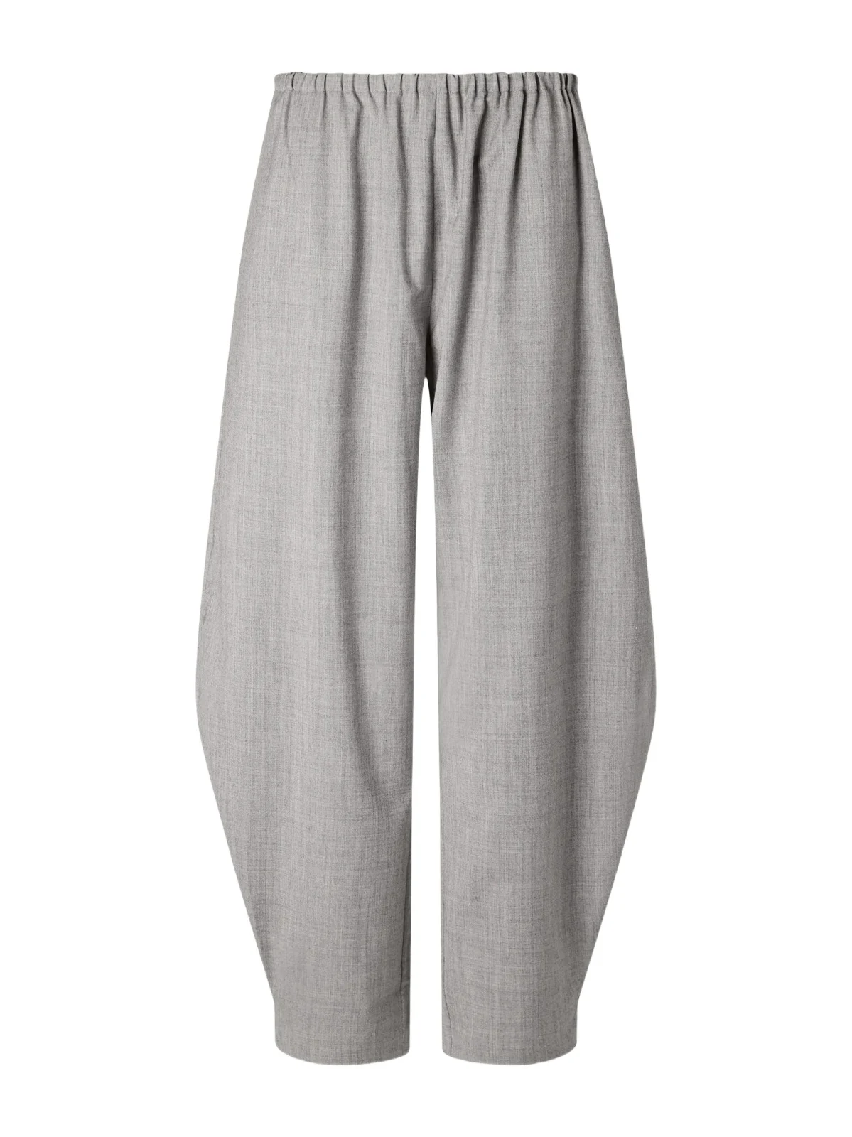 St. Agni Wool-blend Woven Barrel-leg Pants