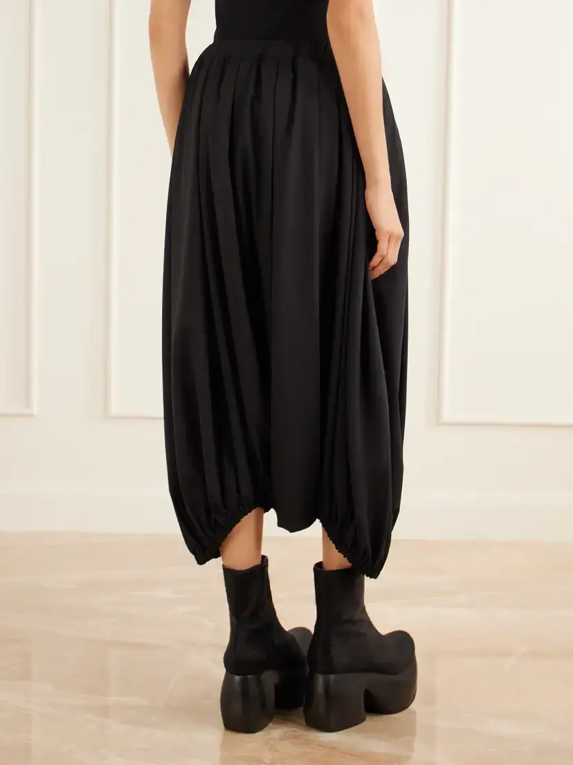 Comme des Garçons Pleated Wool-canvas Wide-leg Pants | Thumbnail 4 Comme des Garçons Pleated Wool-canvas Wide-leg Pants | Thumbnail 4