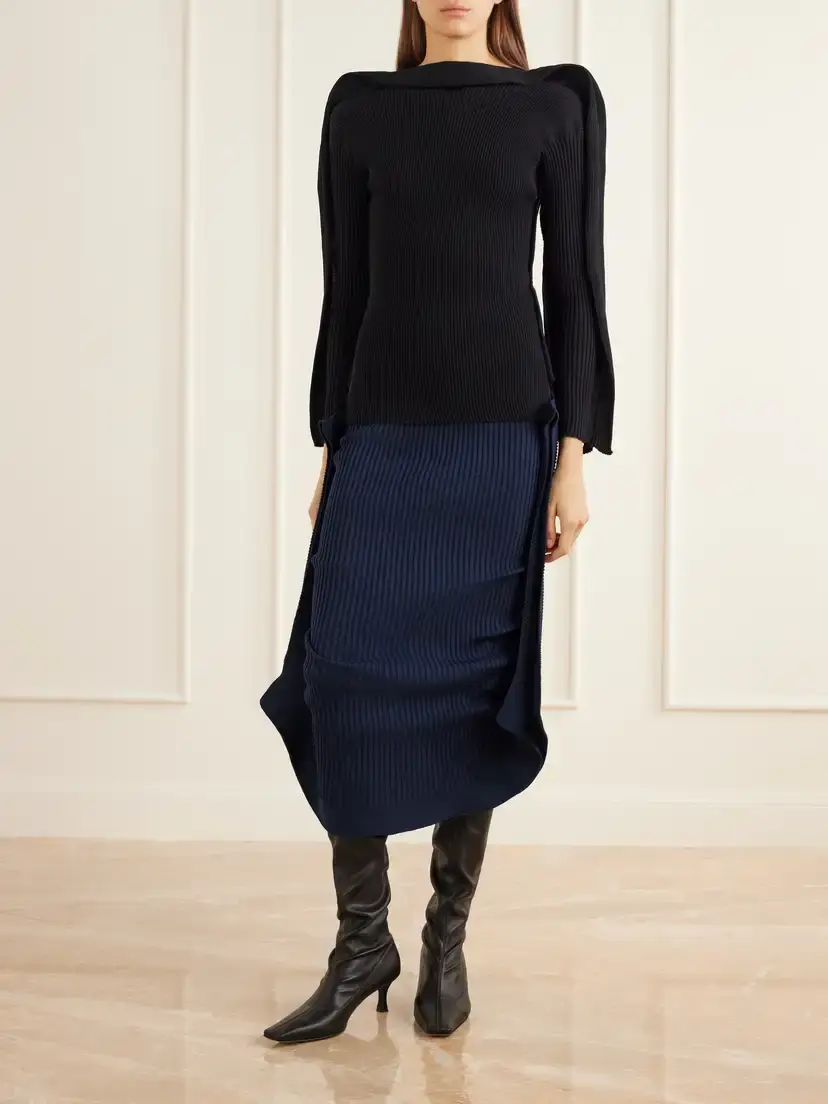 Issey Miyake Prance Stretch Rib-knit Top | Thumbnail 2 Issey Miyake Prance Stretch Rib-knit Top | Thumbnail 2