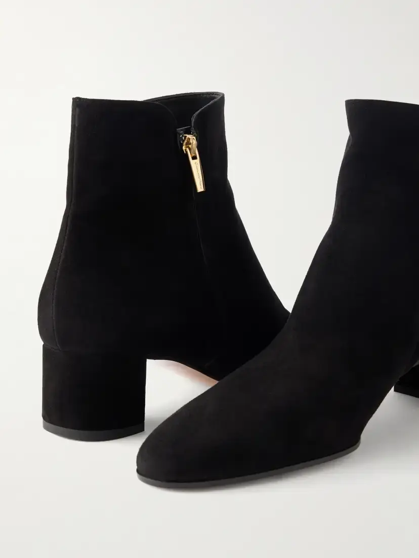 Gianvito Rossi 55 Suede Ankle Boots | Thumbnail 5 Gianvito Rossi 55 Suede Ankle Boots | Thumbnail 5