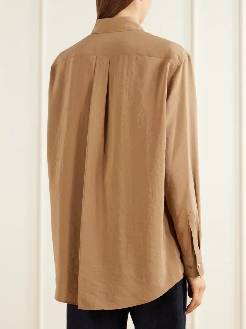 Lemaire Silk-blend Satin Shirt | Thumbnail 4 Lemaire Silk-blend Satin Shirt | Thumbnail 4