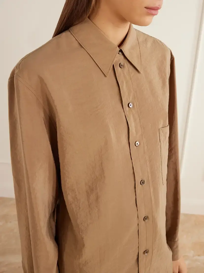 Lemaire Silk-blend Satin Shirt | Thumbnail 5 Lemaire Silk-blend Satin Shirt | Thumbnail 5