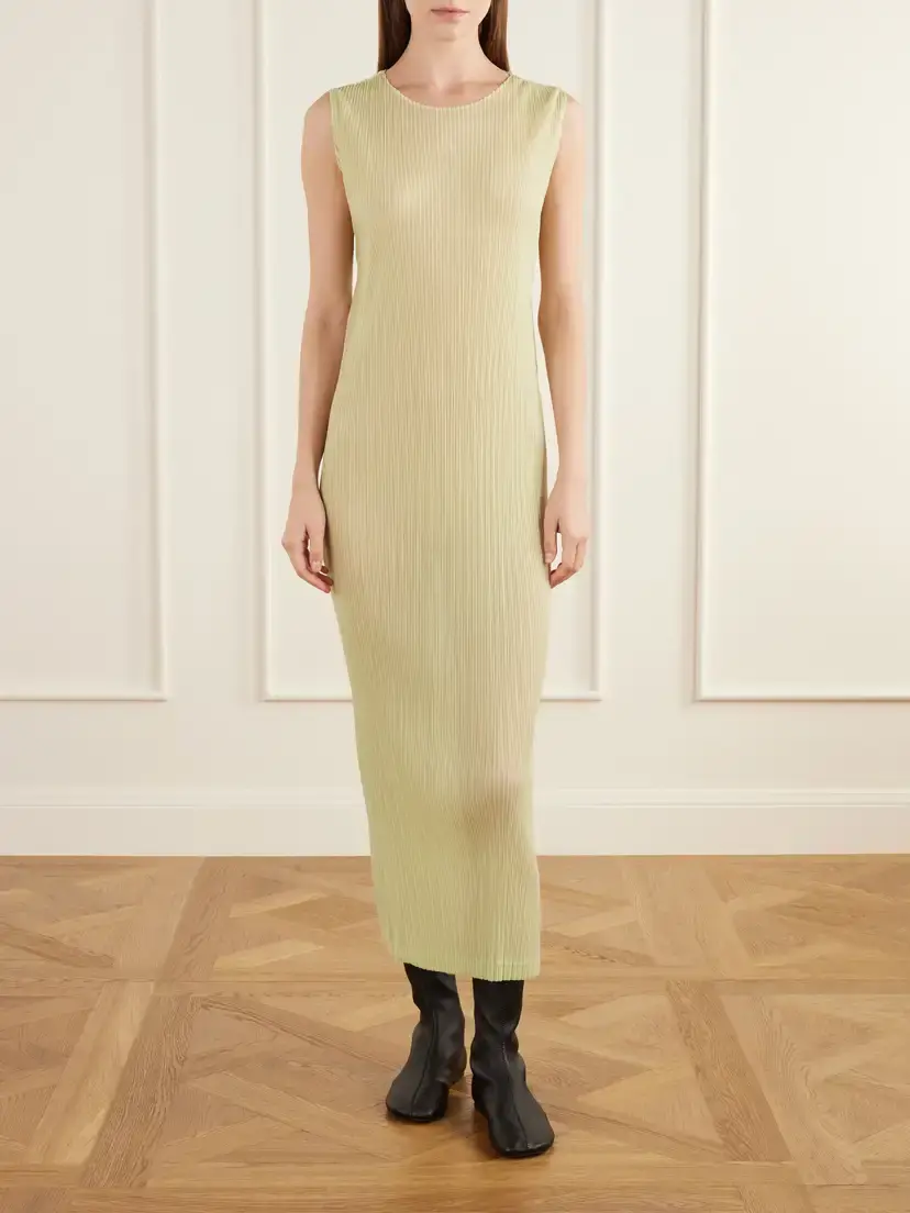 Issey Miyake Plissé-chiffon Midi Dress | Thumbnail 2 Issey Miyake Plissé-chiffon Midi Dress | Thumbnail 2