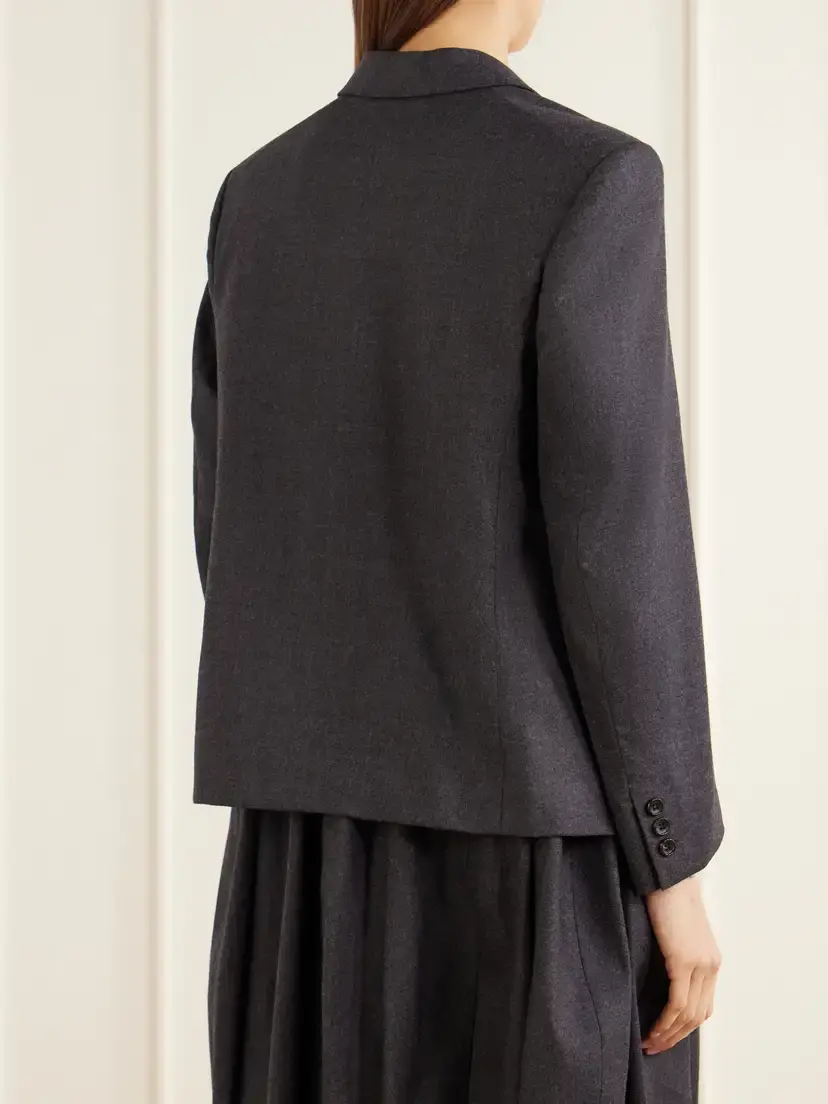 Comme des Garçons Comme des Garçons Cut-out Wool-gabardine Blazer | Thumbnail 3 Comme des Garçons Comme des Garçons Cut-out Wool-gabardine Blazer | Thumbnail 3