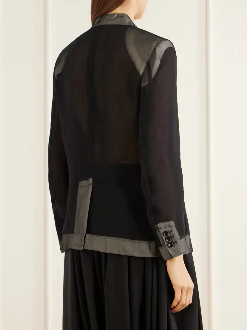 Comme des Garçons Sheer Georgette Blazer | Thumbnail 3