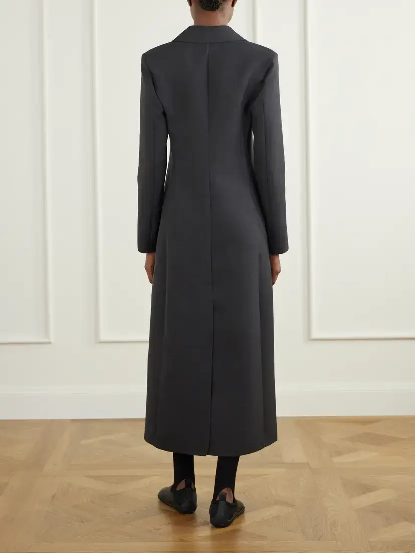 Jil Sander Wool And Silk-blend Coat - Gray | Thumbnail 3 Jil Sander Wool And Silk-blend Coat - Gray | Thumbnail 3