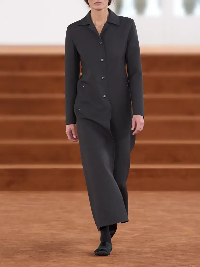 Jil Sander Wool And Silk-blend Coat - Gray | Thumbnail 5 Jil Sander Wool And Silk-blend Coat - Gray | Thumbnail 5