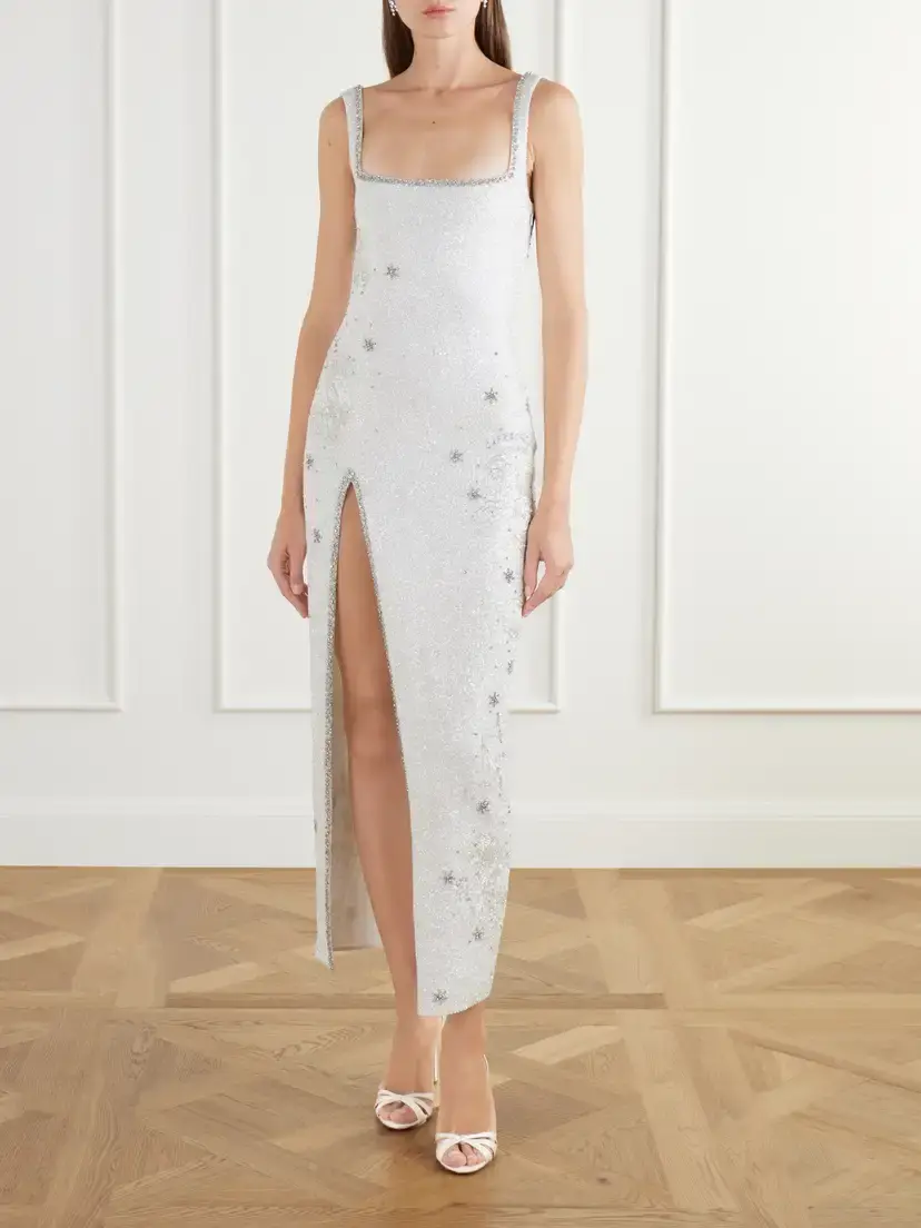 Clio Peppiatt Zodiac Embellished Stretch-tulle Gown | Thumbnail 2 Clio Peppiatt Zodiac Embellished Stretch-tulle Gown | Thumbnail 2