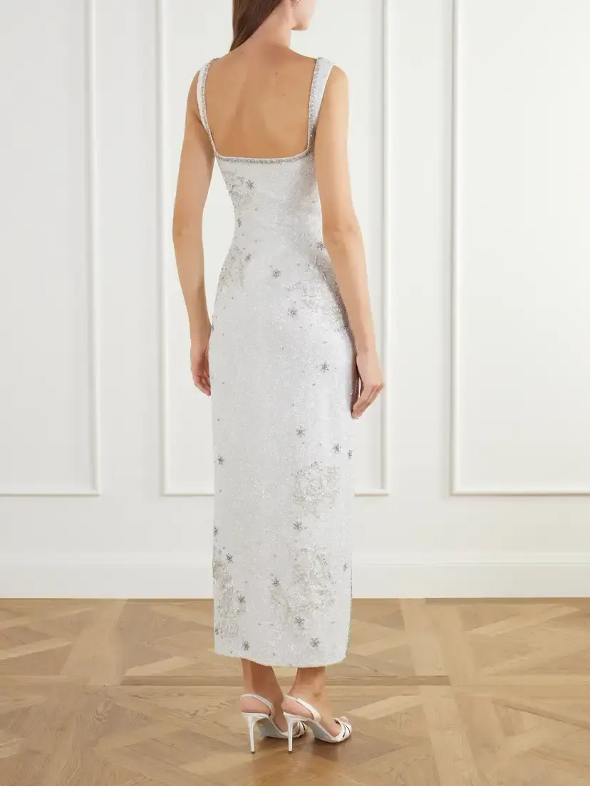 Clio Peppiatt Zodiac Embellished Stretch-tulle Gown | Thumbnail 3 Clio Peppiatt Zodiac Embellished Stretch-tulle Gown | Thumbnail 3