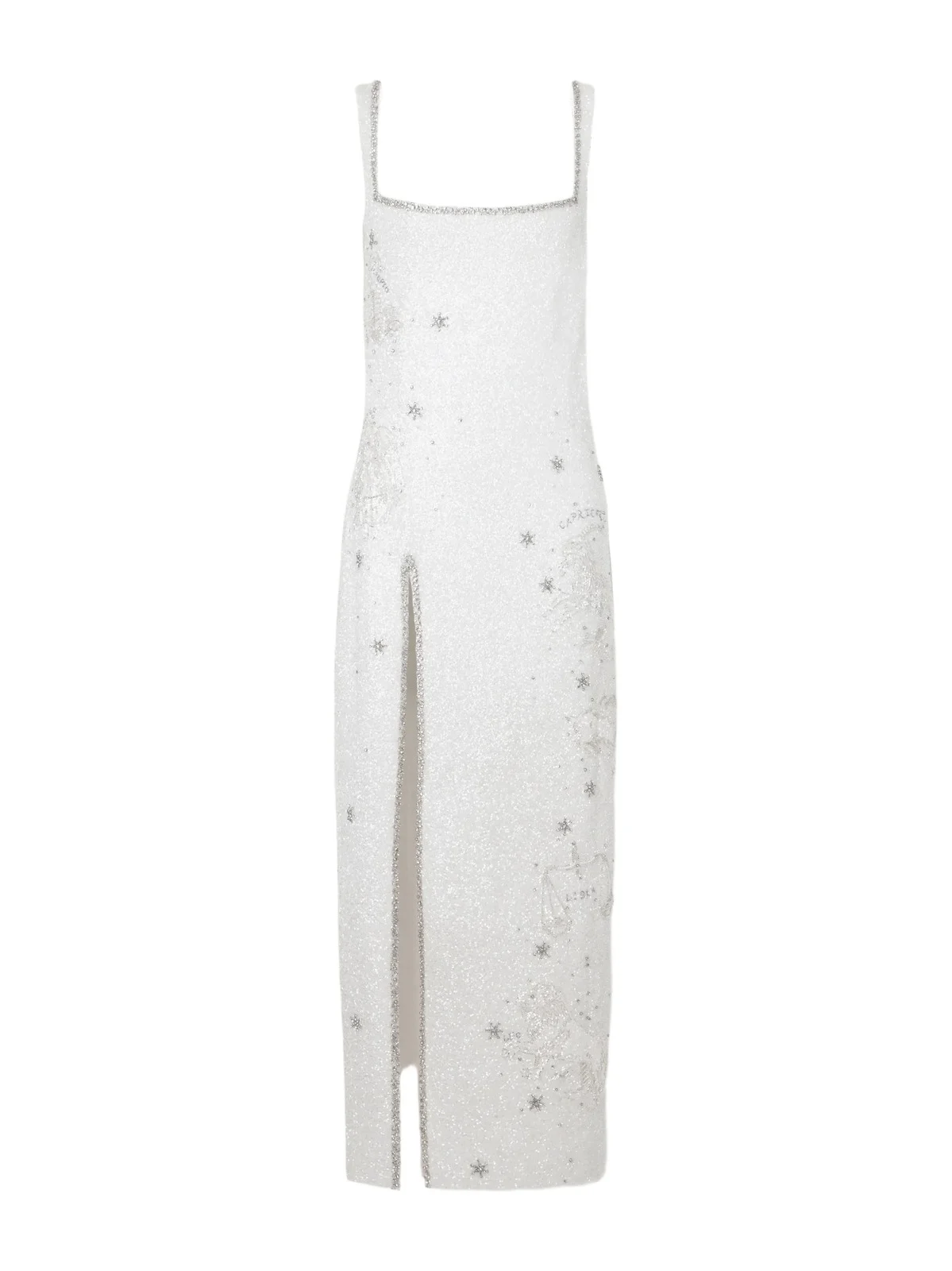 Clio Peppiatt Zodiac Embellished Stretch-tulle Gown