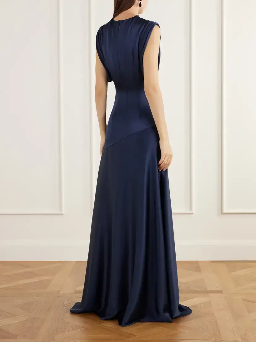 Erdem Embellished Draped Satin Gown | Thumbnail 3