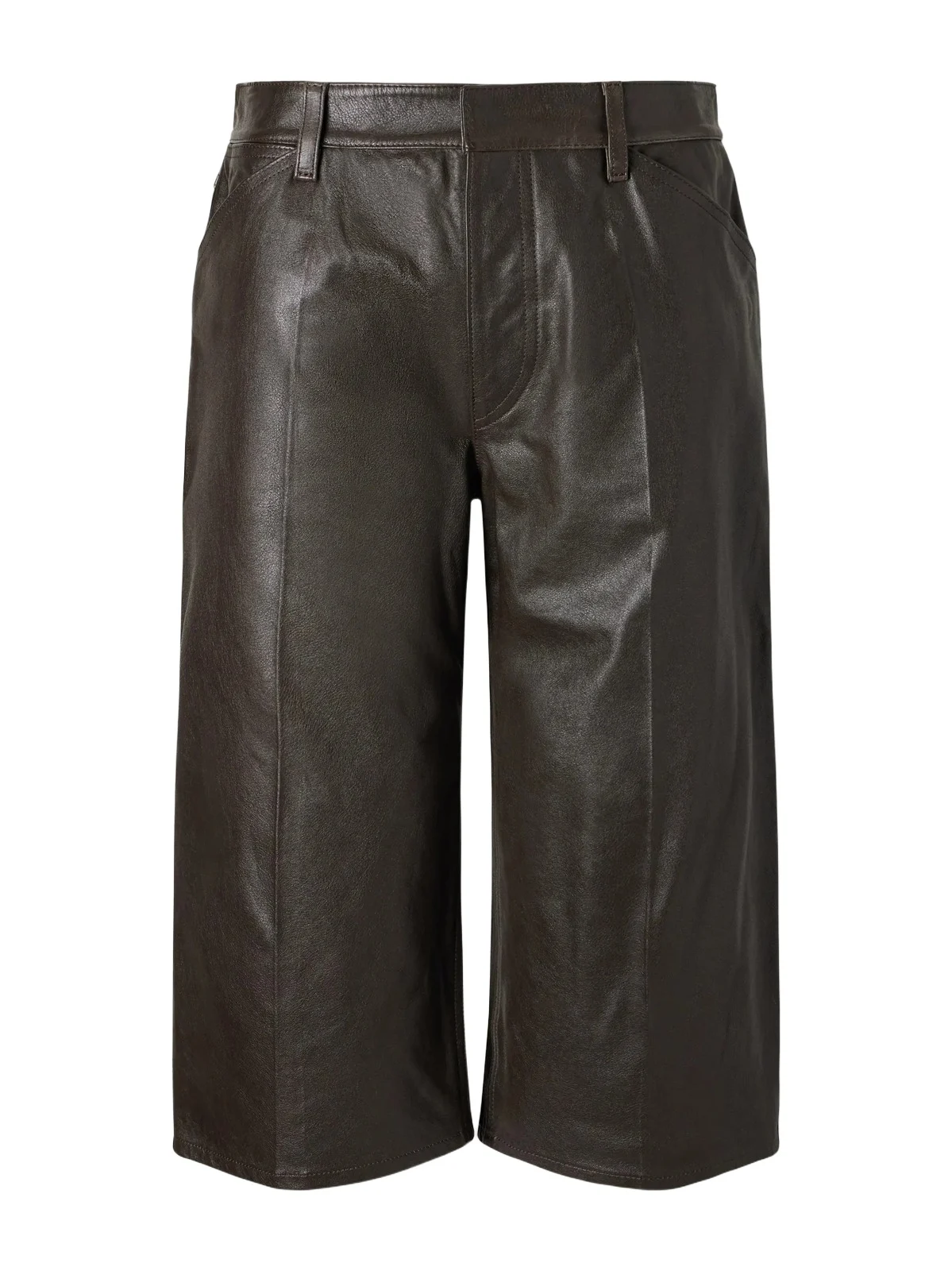 Lemaire Leather Shorts