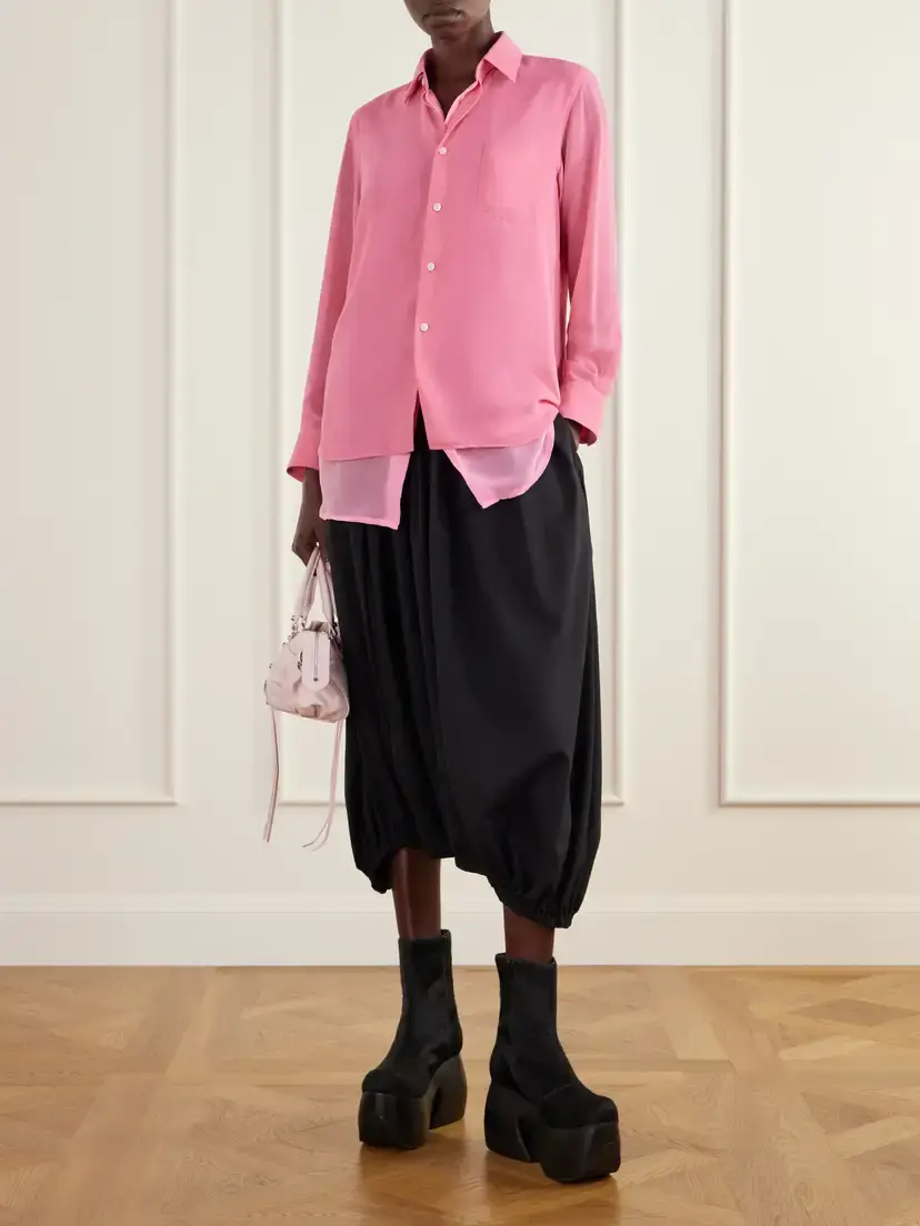 Comme des Garçons Layered Georgette Shirt | Thumbnail 2 Comme des Garçons Layered Georgette Shirt | Thumbnail 2