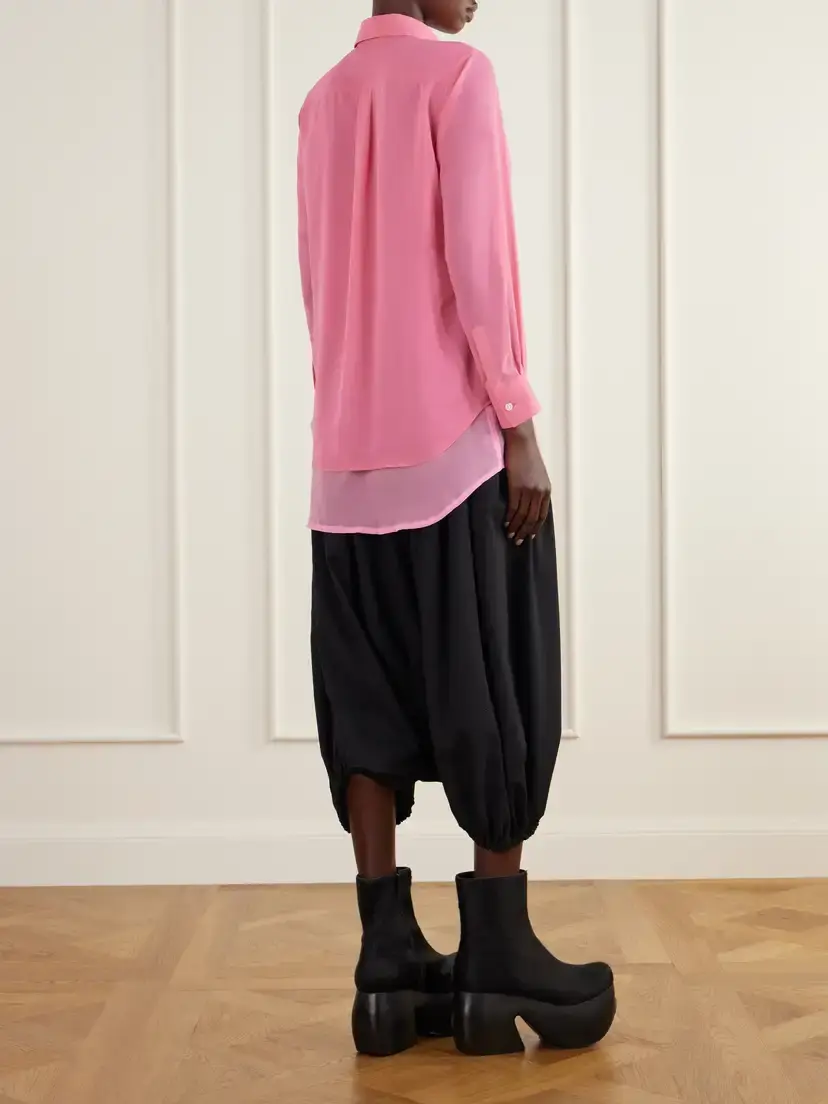 Comme des Garçons Layered Georgette Shirt | Thumbnail 3 Comme des Garçons Layered Georgette Shirt | Thumbnail 3
