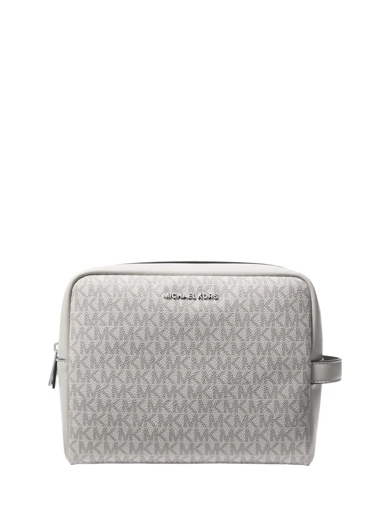 Michael Kors Collection Hudson Signature Logo Travel Kit in Silver - One Size by Michael Kors Mens