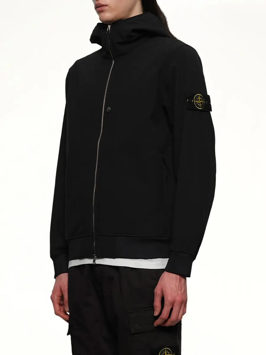 Stone Island Q100004 Soft Shell Hooded Jacket | Thumbnail 3 Stone Island Q100004 Soft Shell Hooded Jacket | Thumbnail 3