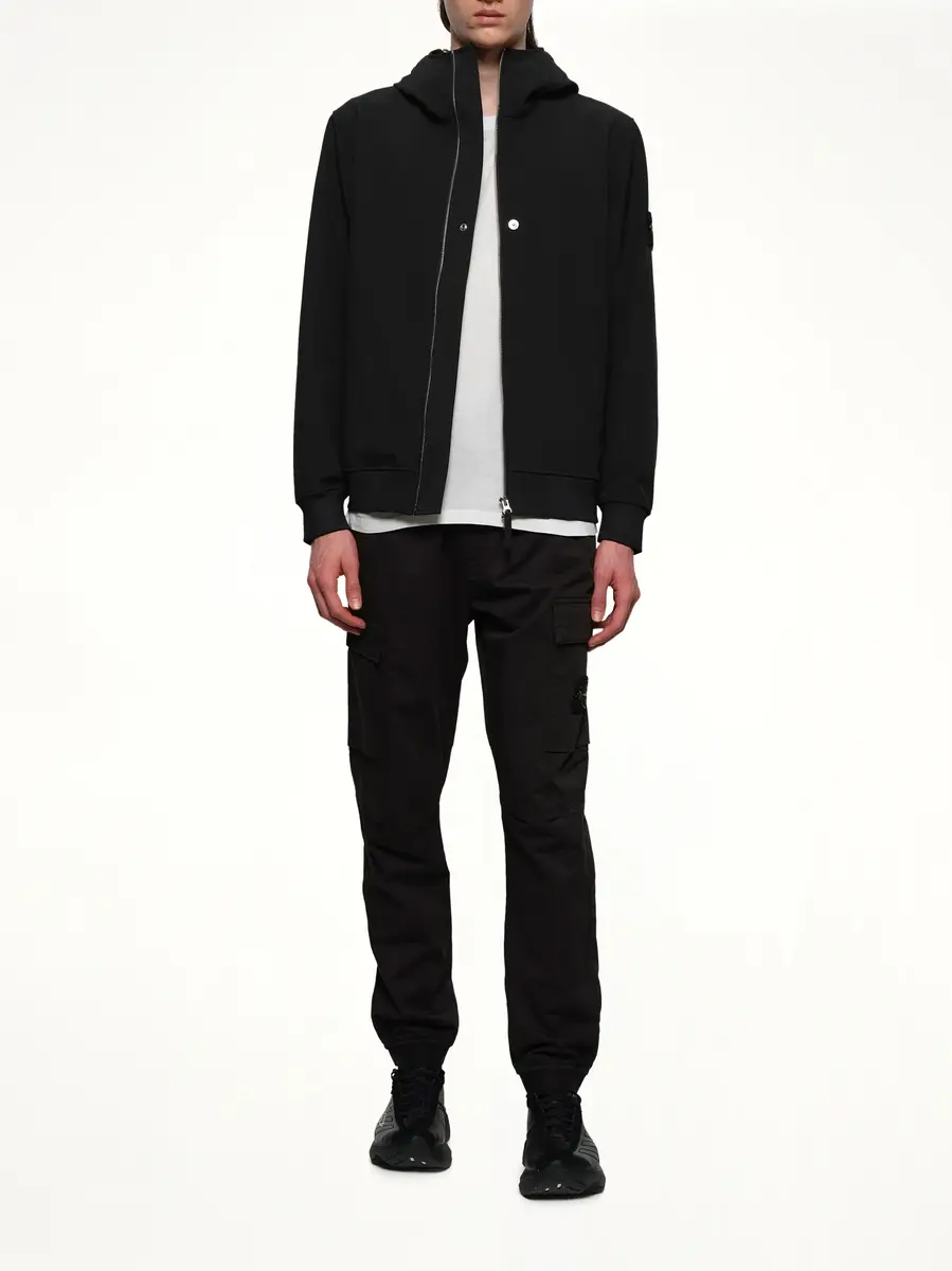 Stone Island Q100004 Soft Shell Hooded Jacket | Thumbnail 4 Stone Island Q100004 Soft Shell Hooded Jacket | Thumbnail 4