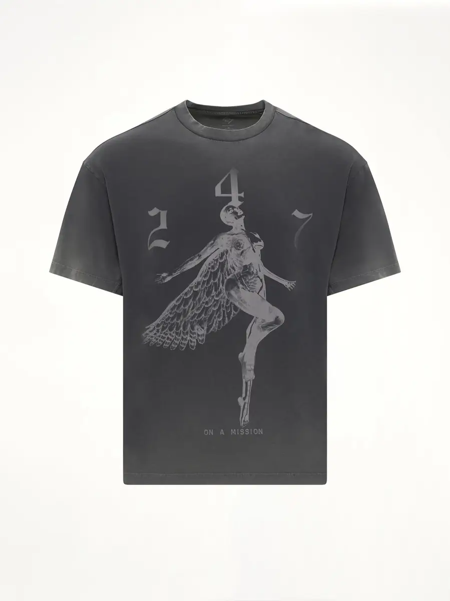 Represent 247 Angel T-shirt in Vintage Black | Thumbnail 2 Represent 247 Angel T-shirt in Vintage Black | Thumbnail 2