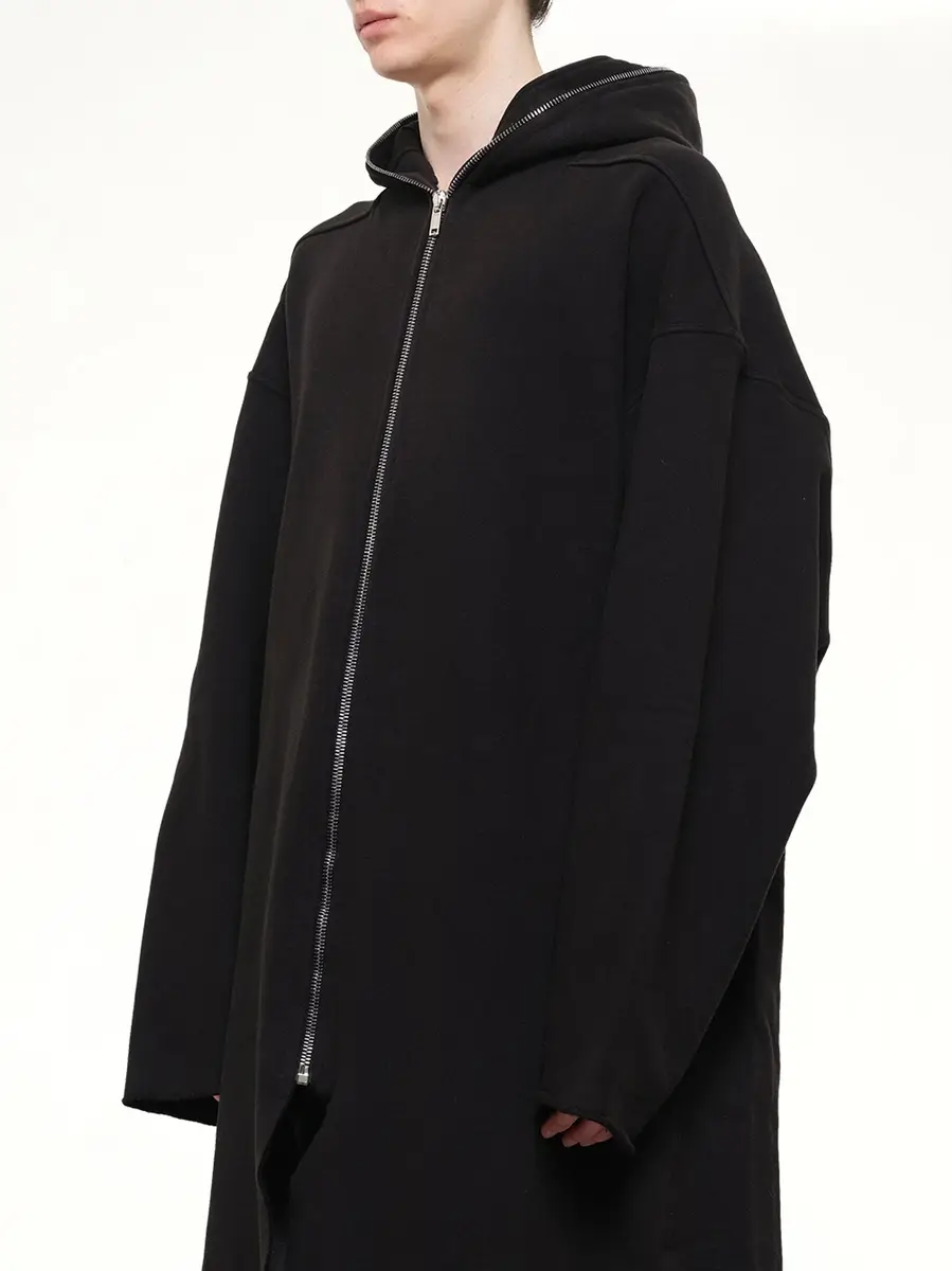 RICK OWENS DRKSHDW Megafelpa Gimp Wide Mac Coat | Thumbnail 3 RICK OWENS DRKSHDW Megafelpa Gimp Wide Mac Coat | Thumbnail 3