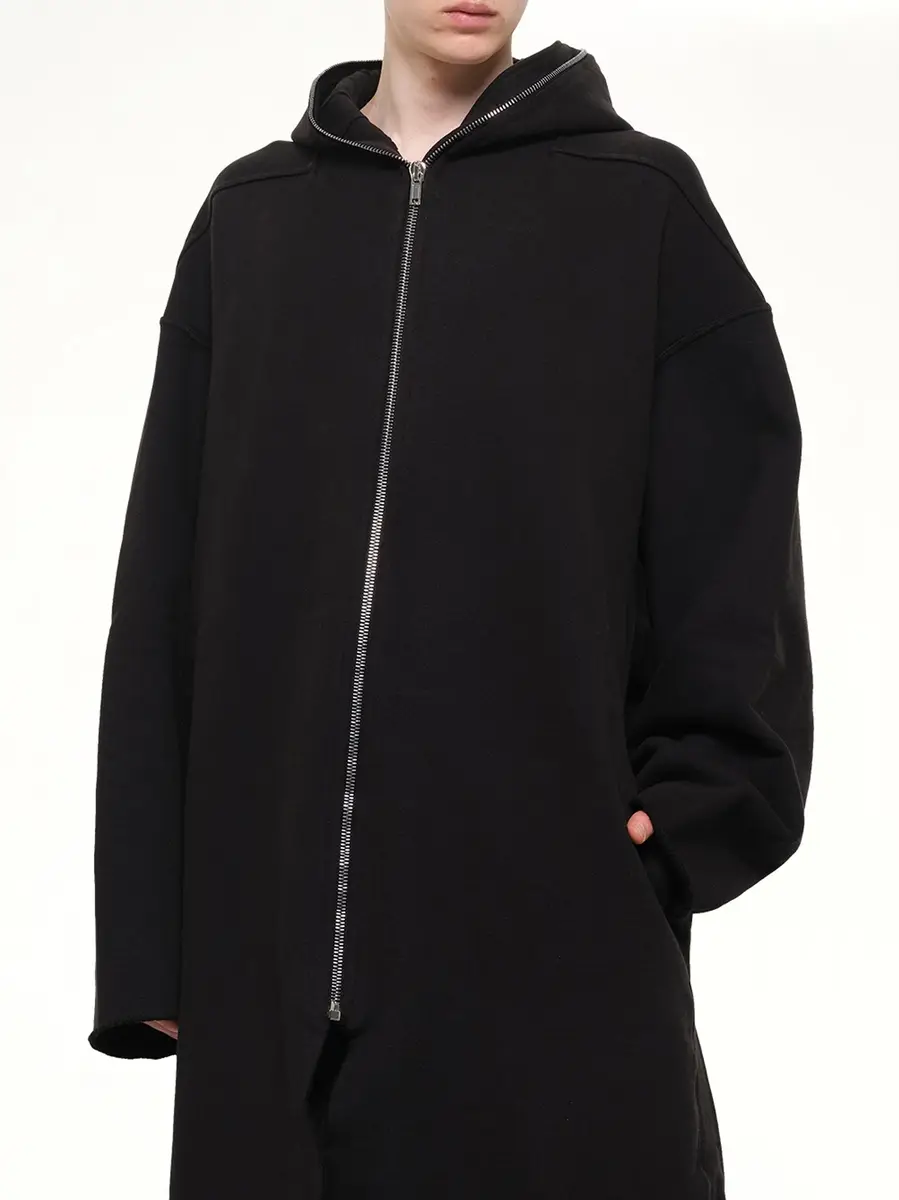 RICK OWENS DRKSHDW Megafelpa Gimp Wide Mac Coat | Thumbnail 6 RICK OWENS DRKSHDW Megafelpa Gimp Wide Mac Coat | Thumbnail 6