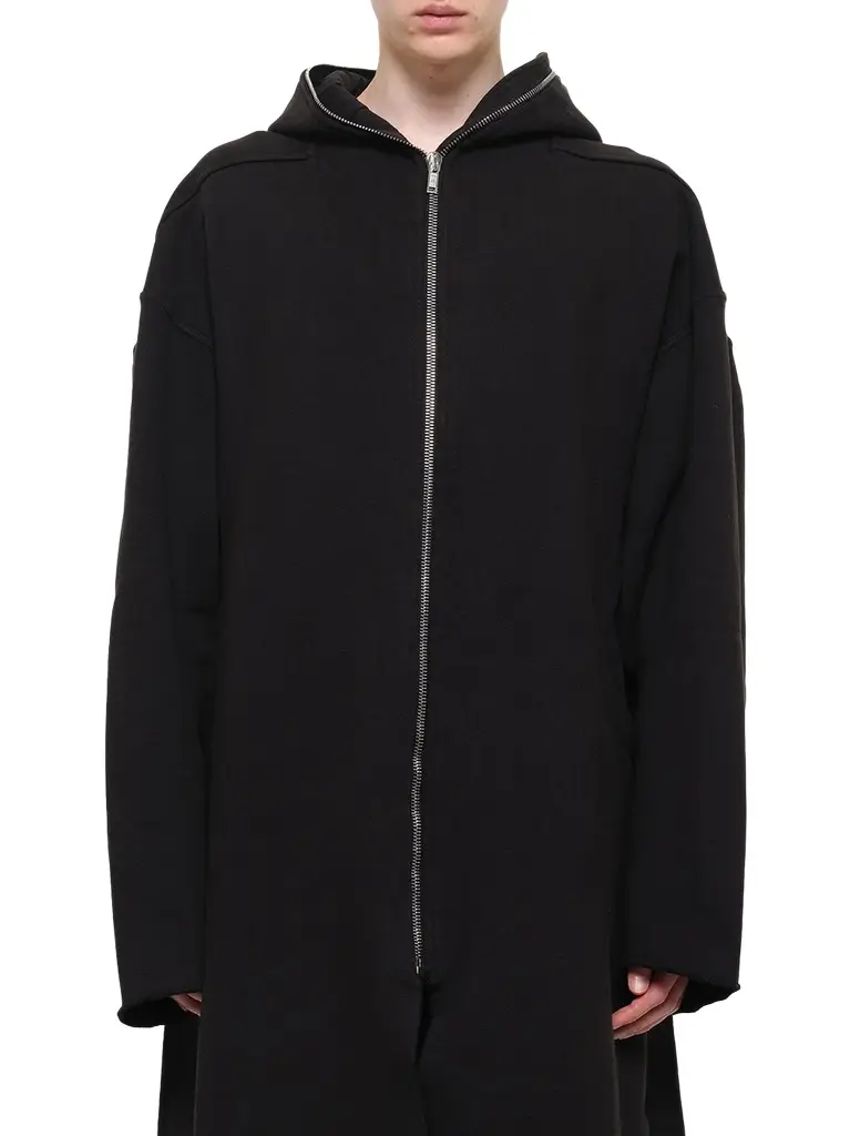 RICK OWENS DRKSHDW Megafelpa Gimp Wide Mac Coat