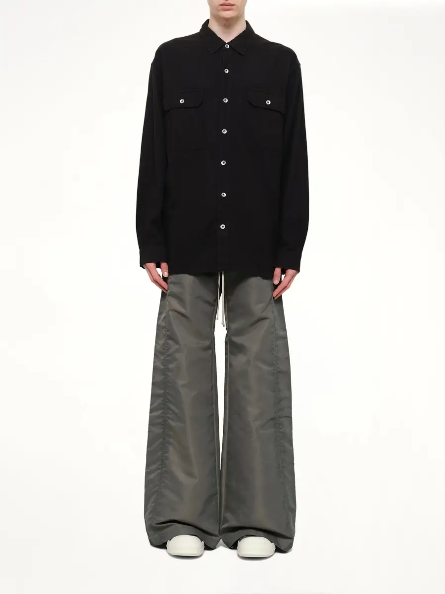 RICK OWENS DRKSHDW Light Flannel Jumbo Outershirt | Thumbnail 7 RICK OWENS DRKSHDW Light Flannel Jumbo Outershirt | Thumbnail 7