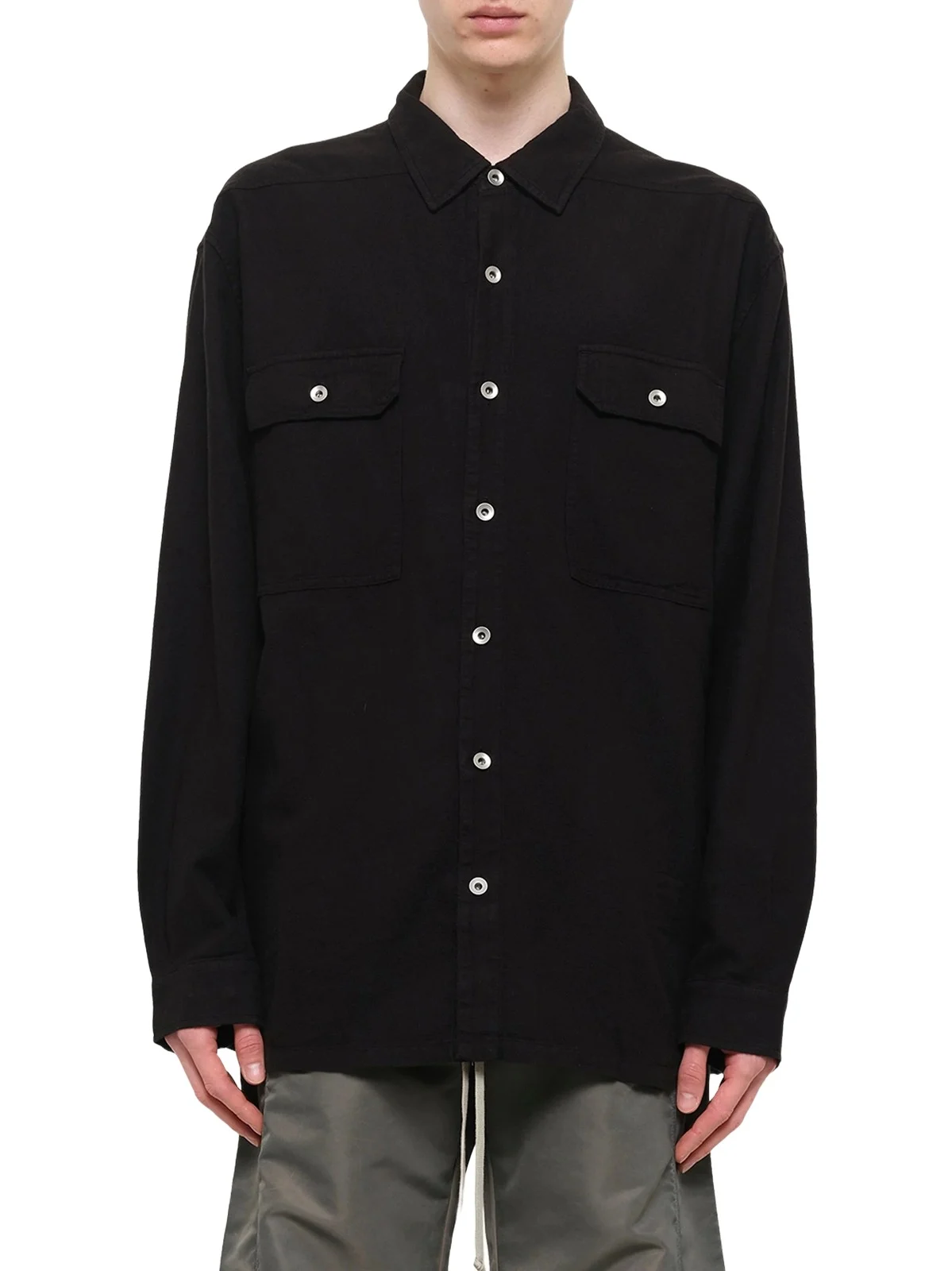 RICK OWENS DRKSHDW Light Flannel Jumbo Outershirt