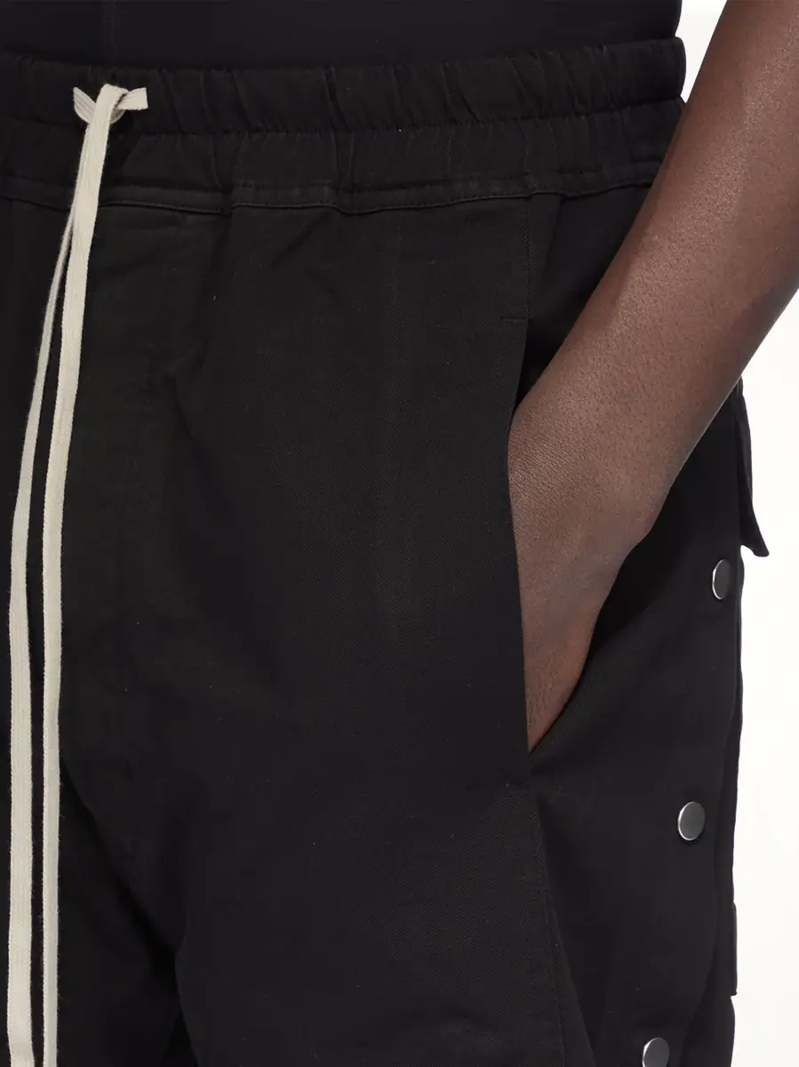 RICK OWENS DRKSHDW Cotton Twill Pusher Shorts | Thumbnail 6