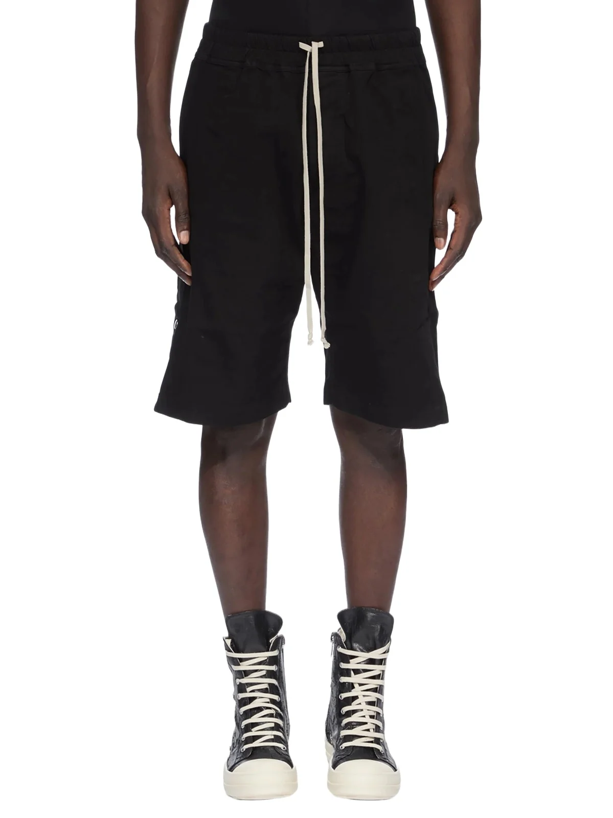 RICK OWENS DRKSHDW Cotton Twill Pusher Shorts