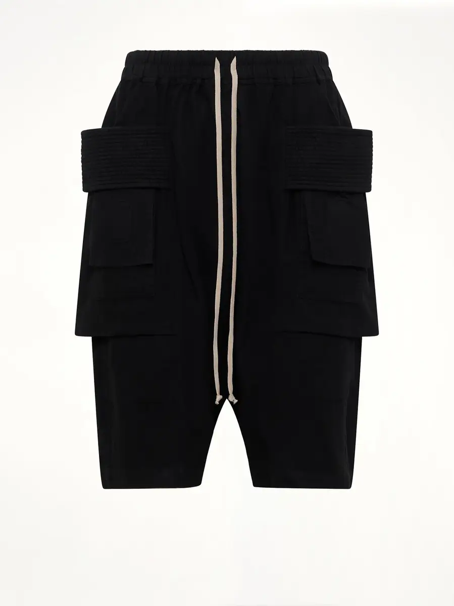 RICK OWENS DRKSHDW Light Flannel Creatch Cargo Pods | Thumbnail 2