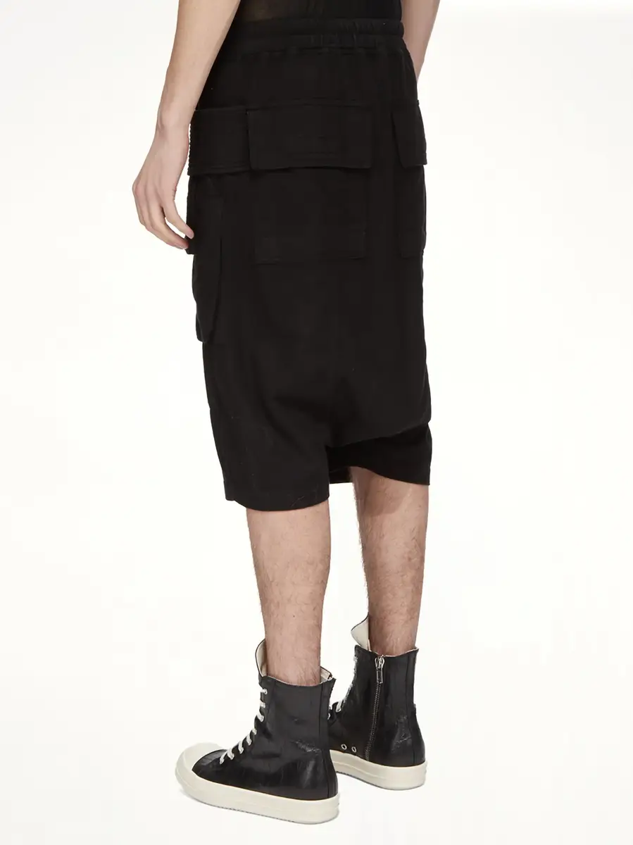 RICK OWENS DRKSHDW Light Flannel Creatch Cargo Pods | Thumbnail 4