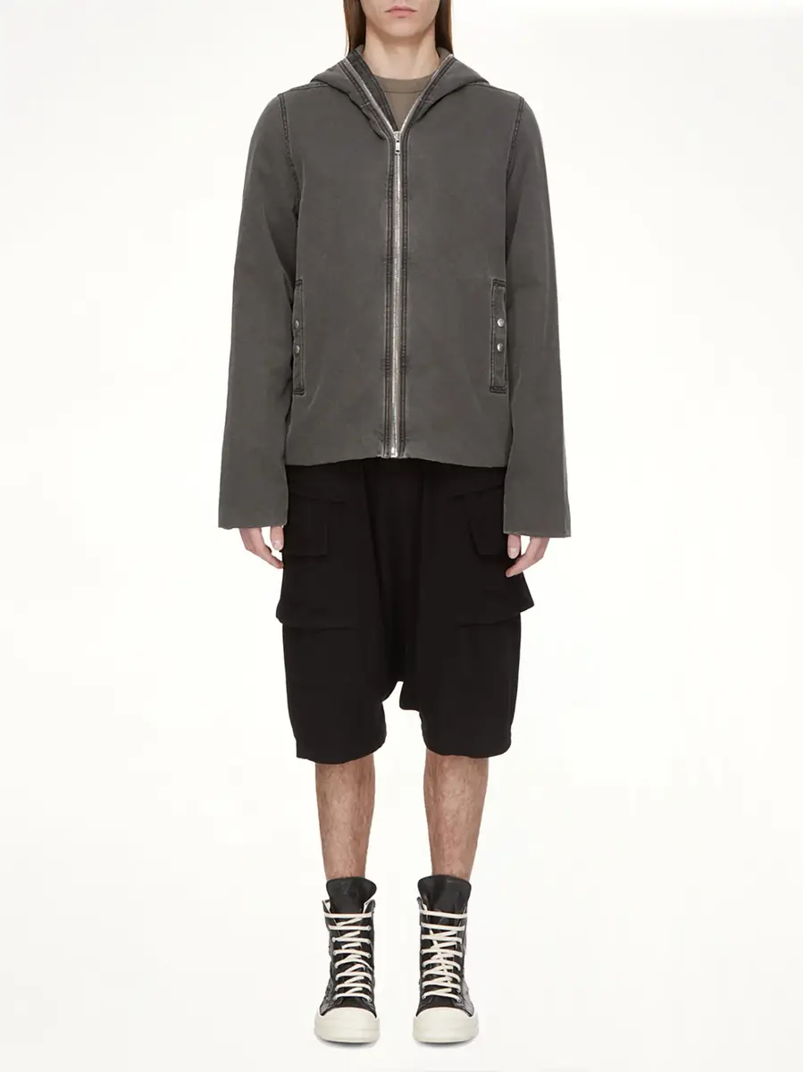 RICK OWENS DRKSHDW Light Flannel Creatch Cargo Pods | Thumbnail 8