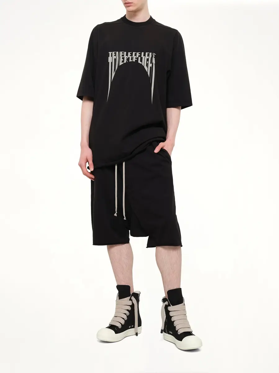 RICK OWENS DRKSHDW Heavy Jersey Drawstring Pods | Thumbnail 4