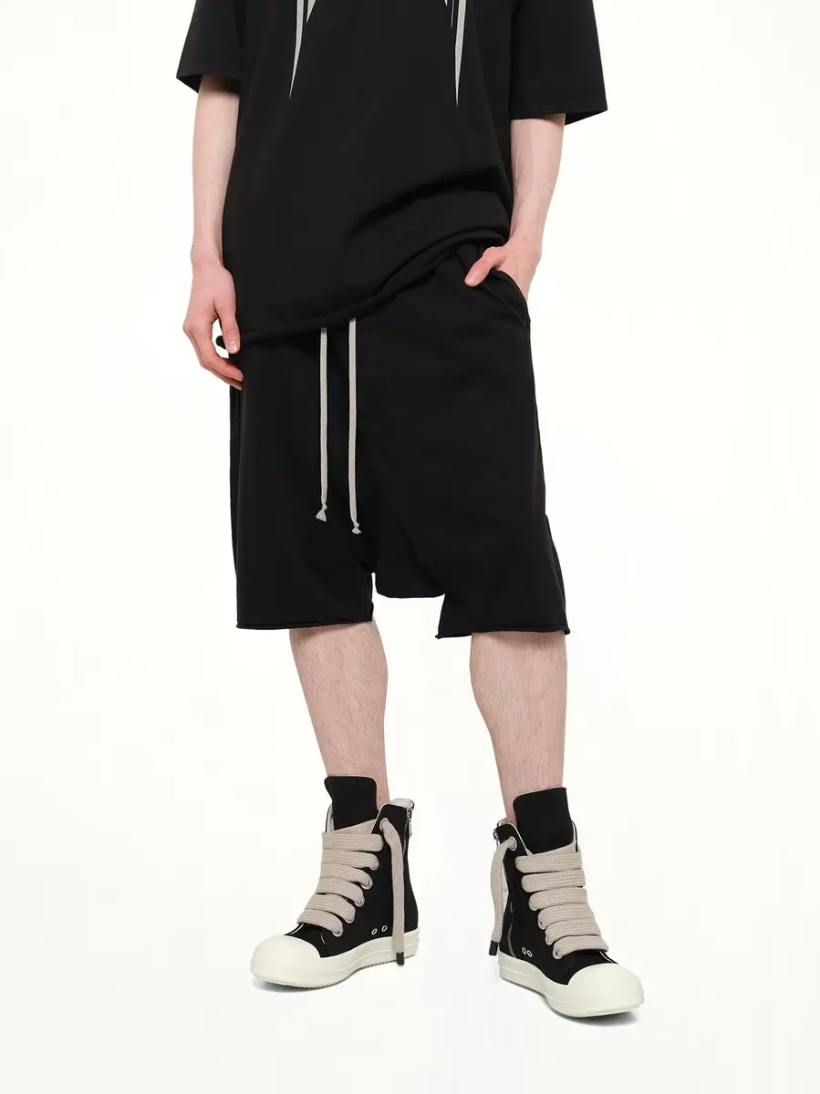 RICK OWENS DRKSHDW Heavy Jersey Drawstring Pods | Thumbnail 6