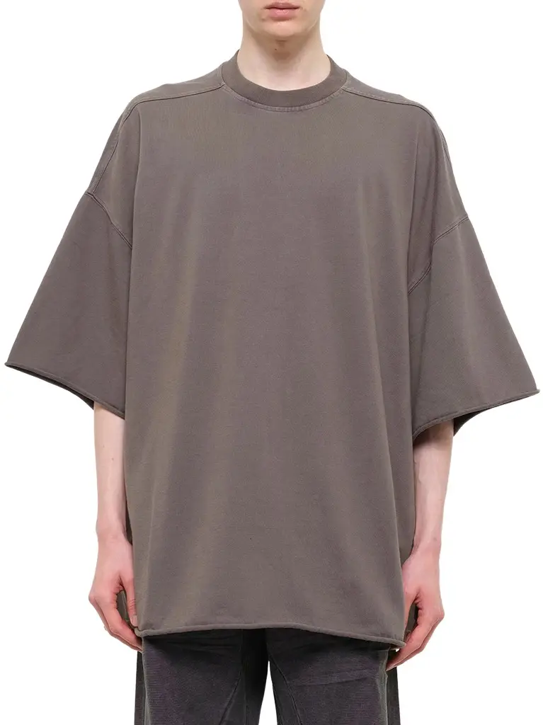Heavy Jersey Tommy T-shirt in Gravel